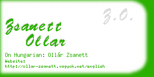 zsanett ollar business card